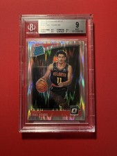 2018/19 Trae Young Optic Shock Rated Rookie Card BGS 9 Mint. rookie card picture