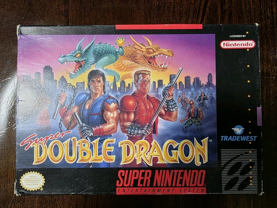 *SUPER RARE*  SNES ~Super Double Dragon Original Owner~1992 CIB TESTED VG+ - Image 3 of 4