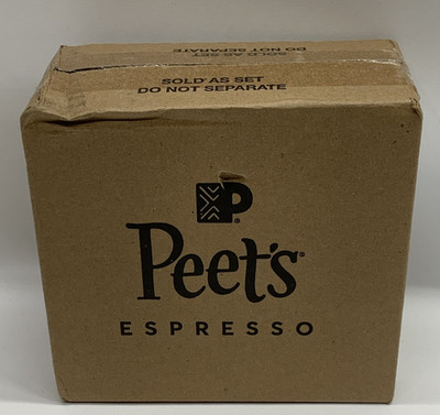Peet's Coffee Dark Roast Espresso 50 Capsules Ristretto 100% Arabica BB 4/8/26