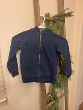 Levi's Boys Navy Blue Zip-Up Hoodie Size 5