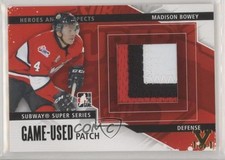 2013-14 ITG Heroes and Prospects Black Vault Gold 1/1 Madison Bowey Patch n1u