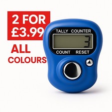 2X LED Digital Electronic Tally Counter  Dhikr/Tasbih/Tasbi /Tasbee Finger Ring