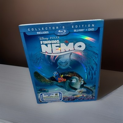 Walt Disney Animated Cartoon Movie Finding Nemo (Blu-ray/DVD, 2012, 3-Disc Set)