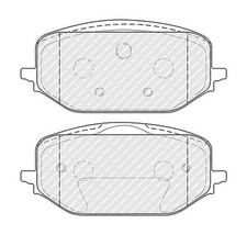 FERODO Bremsbelagsatz, Scheibenbremse Vorderachse u.a. für CITROËN, DS, OPEL