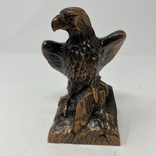 Eagle Banthrico Piggy Bank Vintage Chicago USA - Copper Patina