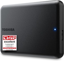 Image of Toshiba Canvio Partner 1TB Portable 2.5’’ External Hard Drive, USB 3.2, Mac