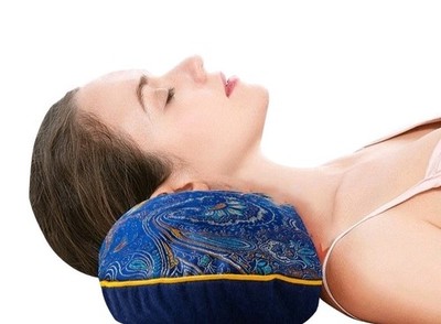 Mugwort Heating Moxa TCM Cervical Therapy Pillow-Red