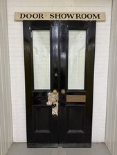 Reclaimed French Single Glass Wooden Double Doors 2285 Or 2280 x 1225 Or 1220mm