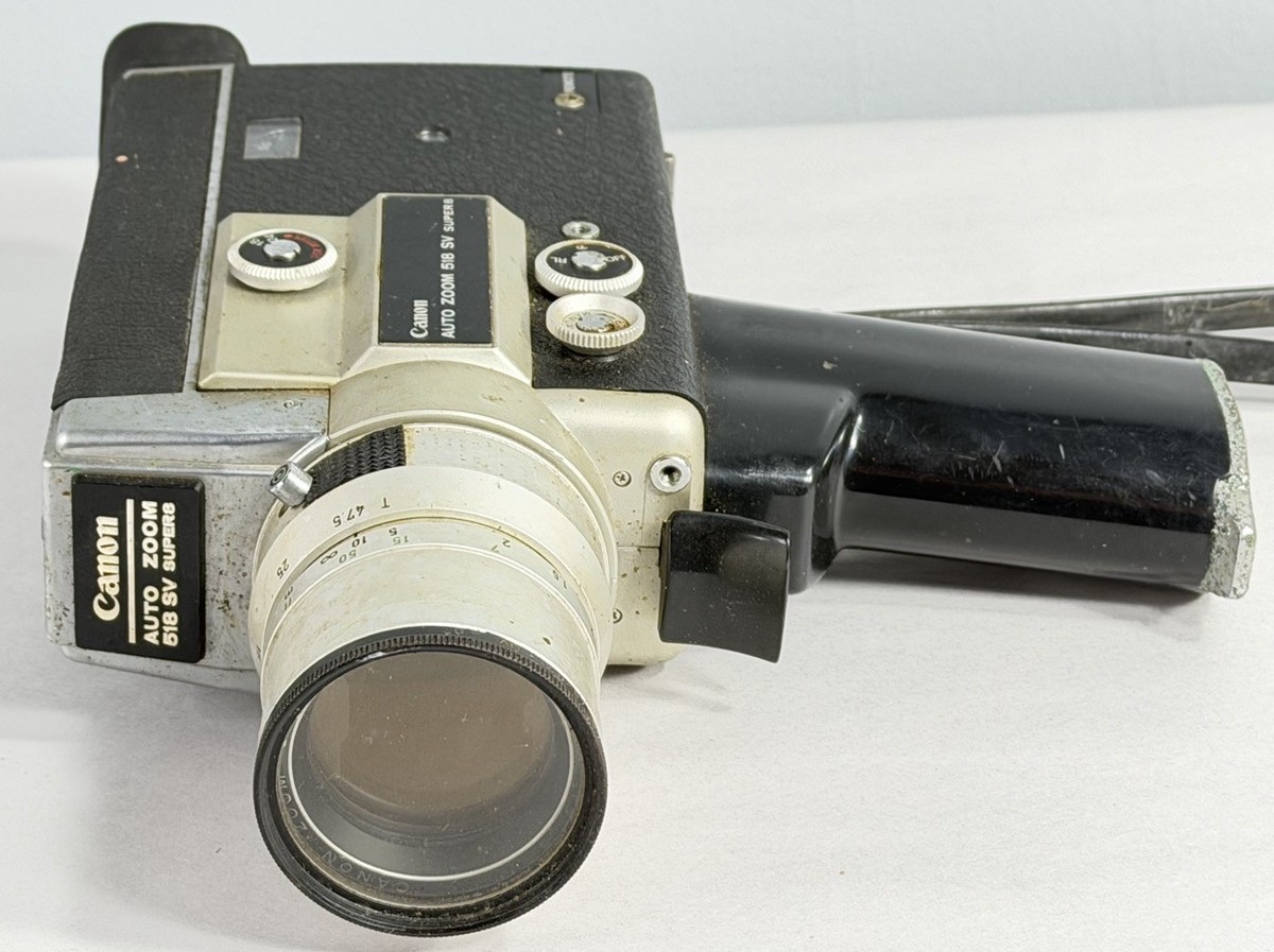 Canon Auto Zoom 518 SV Super 8 Movie Camera UNTESTED Parts Only | eBay