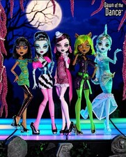 2026 Complete Set of 5Monster High Dawn of the Dance Creeproduction