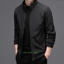Men Business Jackets solid Mens Thin Jackets Coats Casual Men's Outerwear New