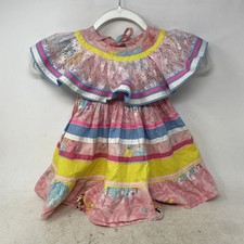 Native American Seminole Miccosukee Patchwork Disney Princess Child Dress 53 