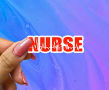 Nurse Heartbeat Vinyl Sticker - Nursing Medical Decal