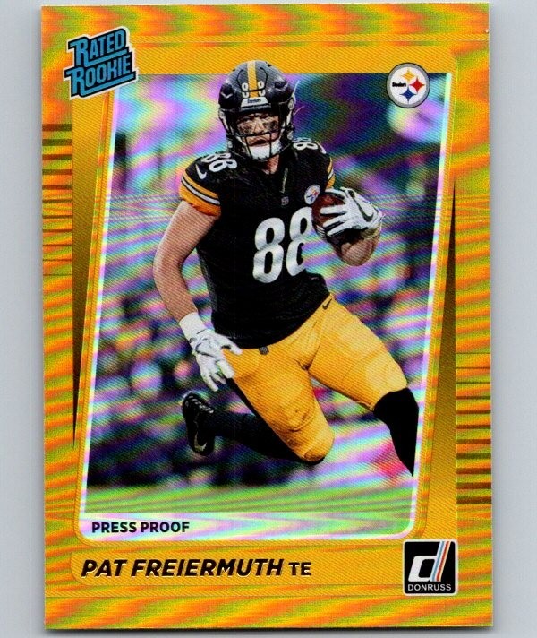 2021 Donruss Football Premium Gold Press Proof #281 Pat Freiermuth Rookie