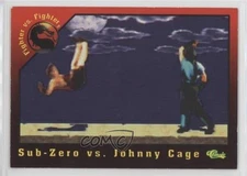 1994 Classic Mortal Kombat Fighter vs Fighter Sub-Zero vs Johnny Cage #36 0b6