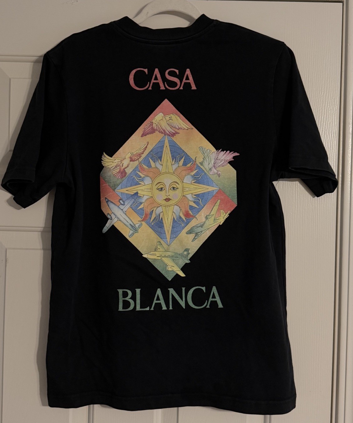 CASABLANCA Casablanca Black Embroidered Logo T-Shirt SIZE S image 6