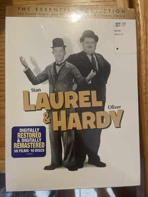 Laurel & Hardy The Essential Collection DVD 10-Disc Box Set NEW & SEALED