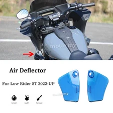 Blue Front Headlight Fairing Air Deflector For Harley Low Rider ST FXLRST 117