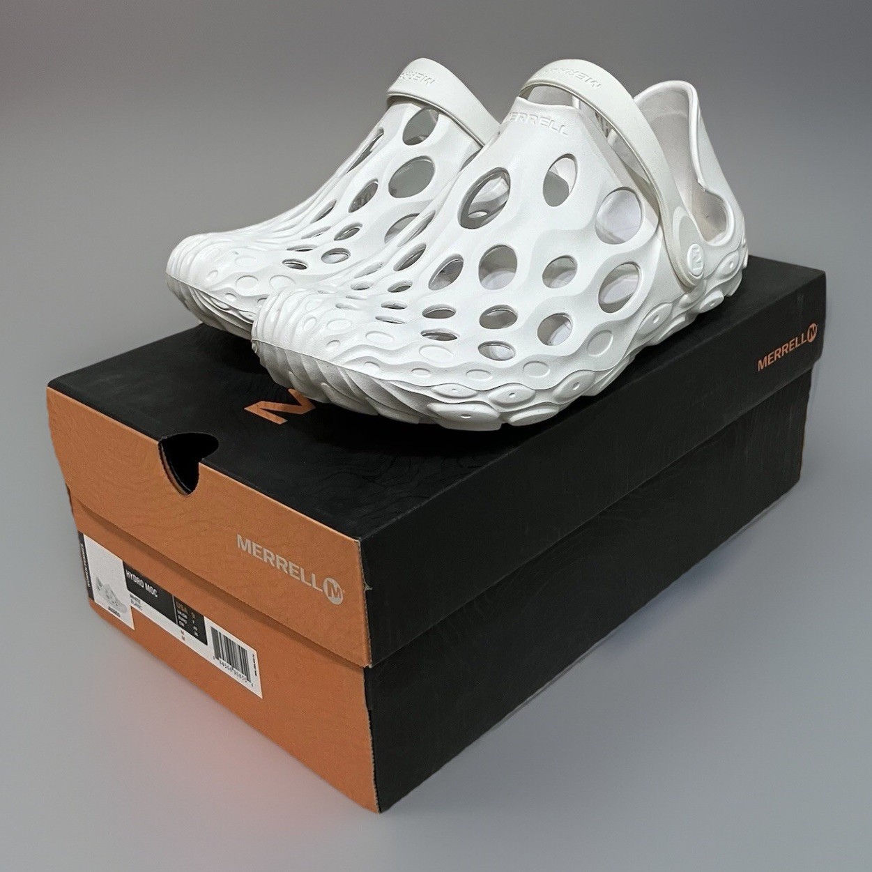 Scarpe Merrell Donna Hydro Moc J85950 Bianco Bianco Donna Tg. 9 nuovi con scatola