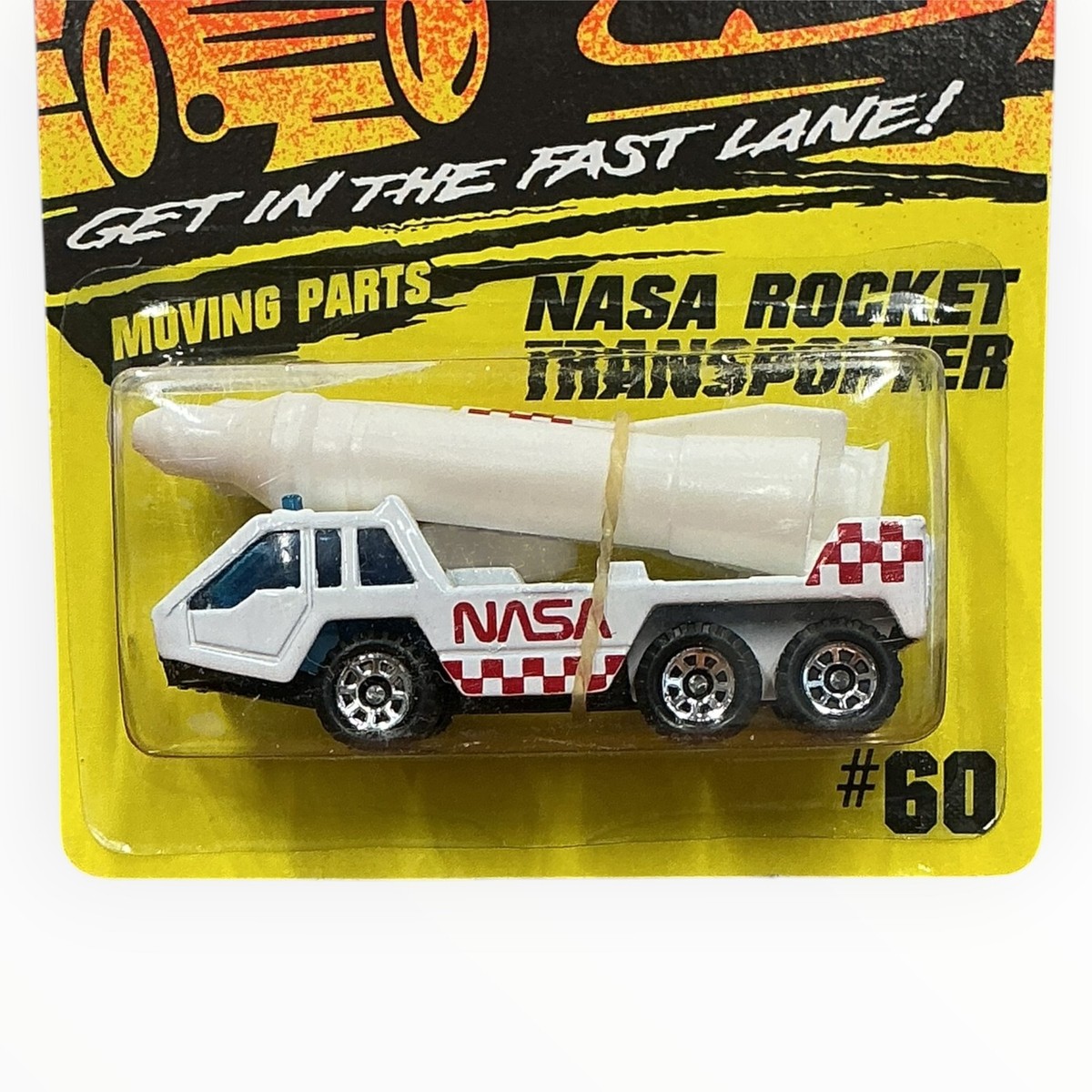 Matchbox NASA Rocket Transporter #60 White Diecast Truck 1993