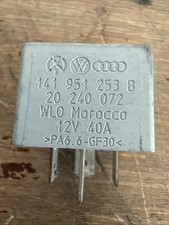 Porsche Audi Vw Oem Relay 53 Multi-function Horn Defrost Fog - 141 951 253 B Oem