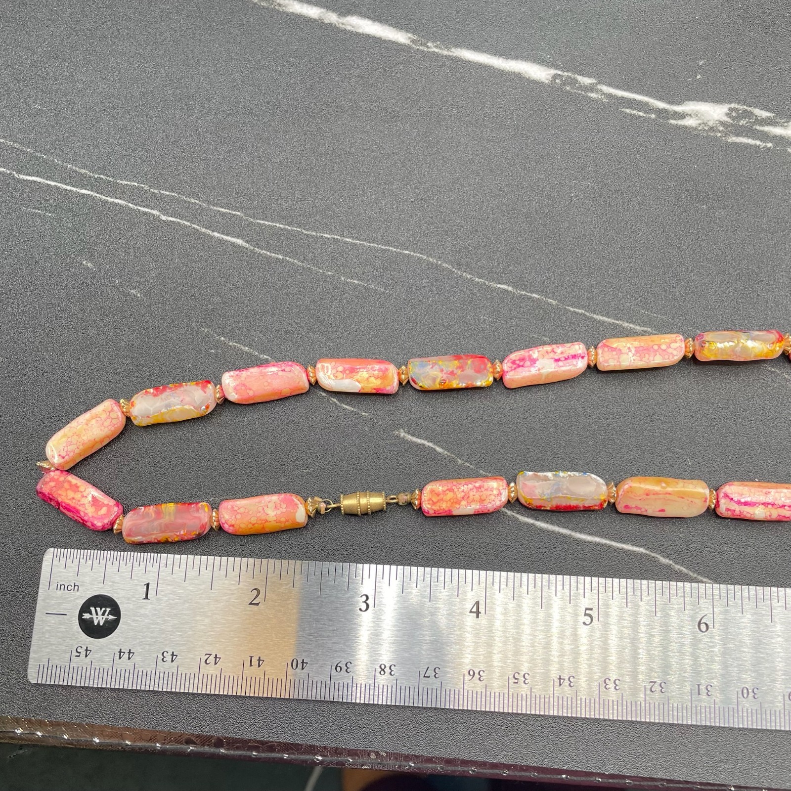 Multi-Color Classic Long Rectangular Tablet Opal … - image 11