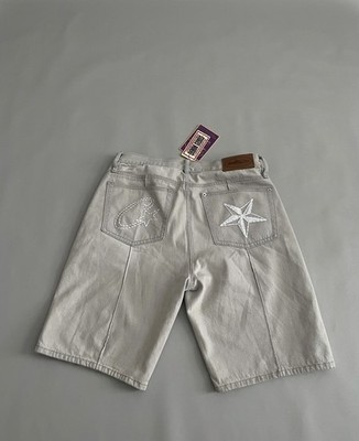 Corteiz C-Star Grey Denim Jorts Size L