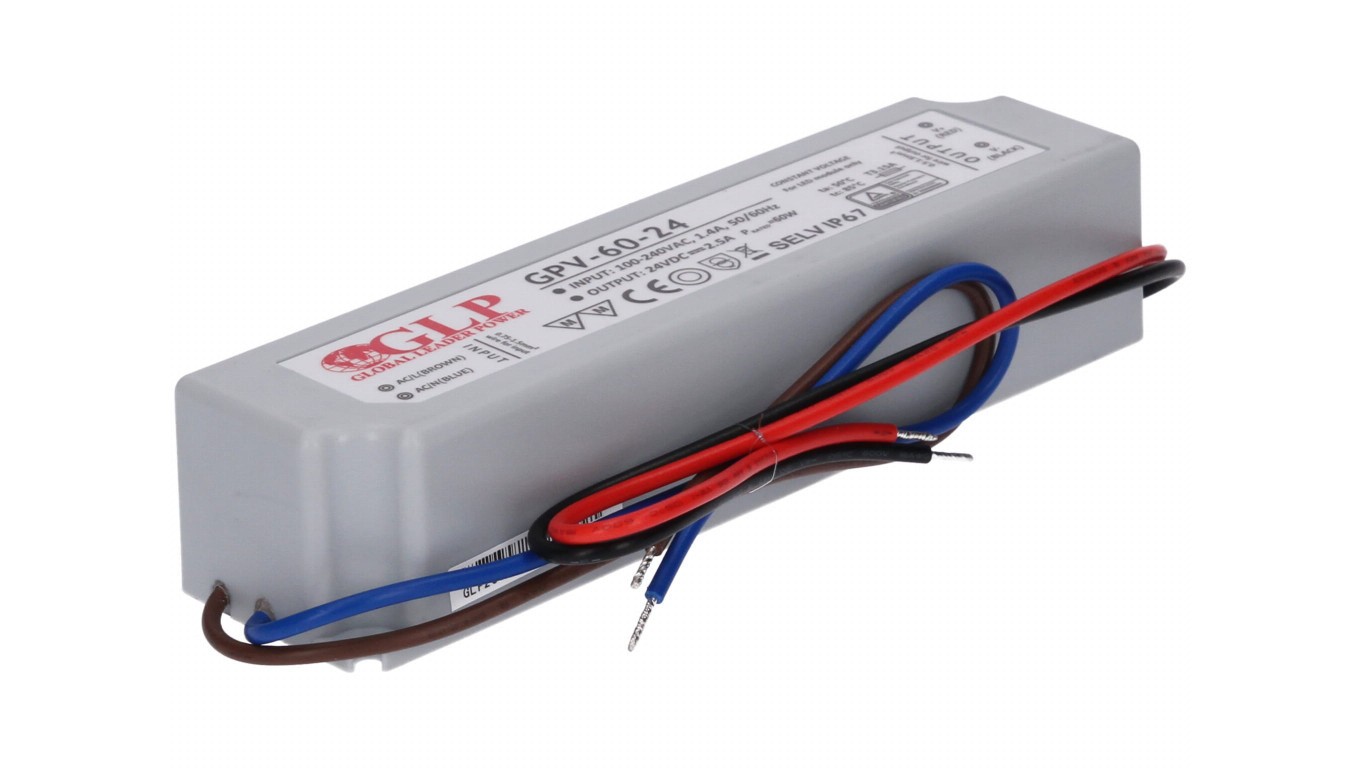 5901885204017 Zasilacz herm. GLP 24V 60W IP67 GPV GLP Global Leader Power