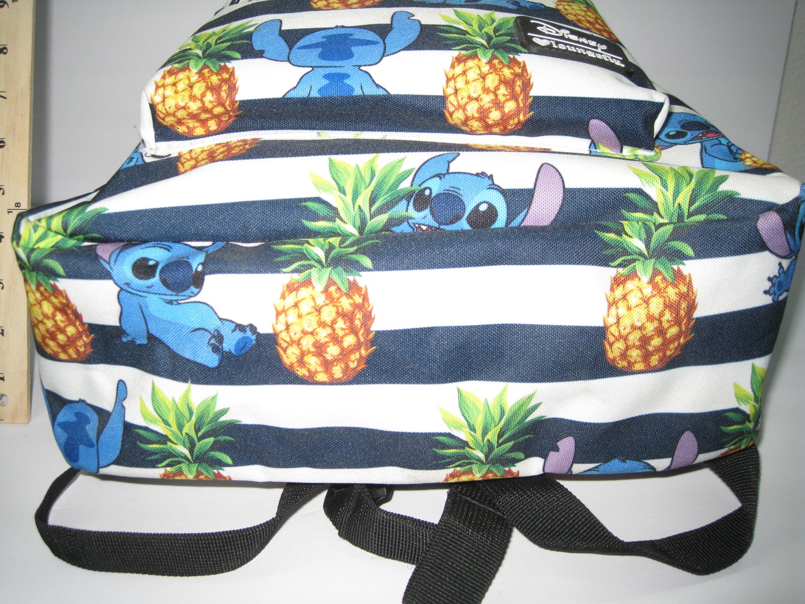 Disney Loungefly Backpack Stitch Pineapple Stripe… - image 6