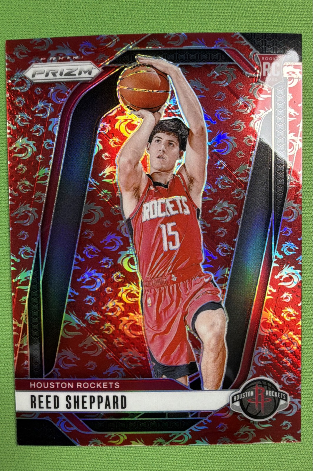 2024-25 Panini Prizm - Reed Sheppard #268 Dragon Year Prizm /88 (RC)