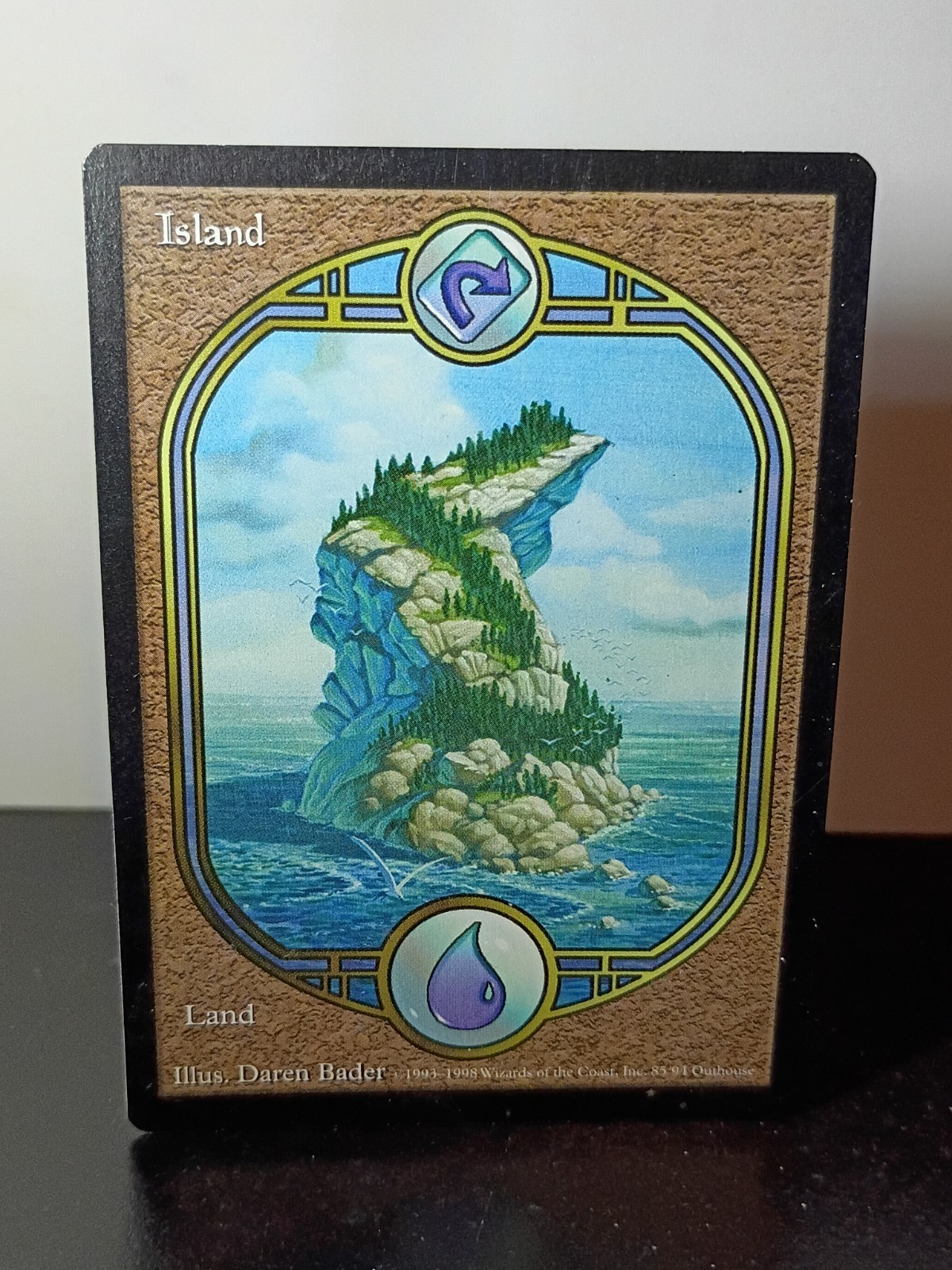MTG Island (UGL) Unglued 85/94 Regular Basic Land LP
