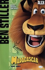 Ben Stiller Signed Autographed 11x17 Photo Madagascar Alex ACOA