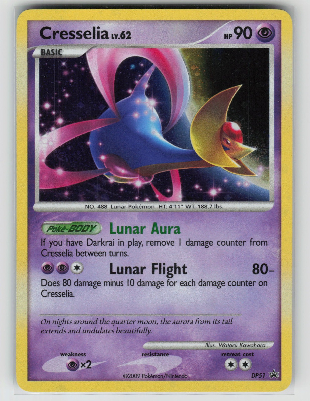 Cresselia - Diamond and Pearl Promos Promo DP51 NM Holo