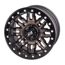 Tusk 4137 Teton Beadlock Wheel 14x7 4.0 3.0 Smokeblack For Utv