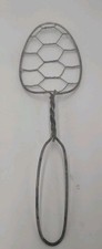 VTG Twisted Metal Wire Egg Spoon   Whisk, Strainer, Beater Kitchen Utensil