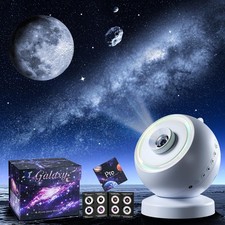 Star Galaxy Projector Night Light 29 Sounds 16 Discs Planetarium Ocean Room LED