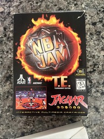NBA Jam: Tournament Edition - Atari Jaguar - In Box With Manual CIB TESTED Good