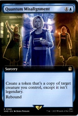 Quantum Misalignment (Extended Art) Universes Beyond: Doctor Who WHO Normal NM