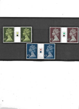 queen elizabeth ii stamps 1977 unmounted mint gutter pairs high values as scan