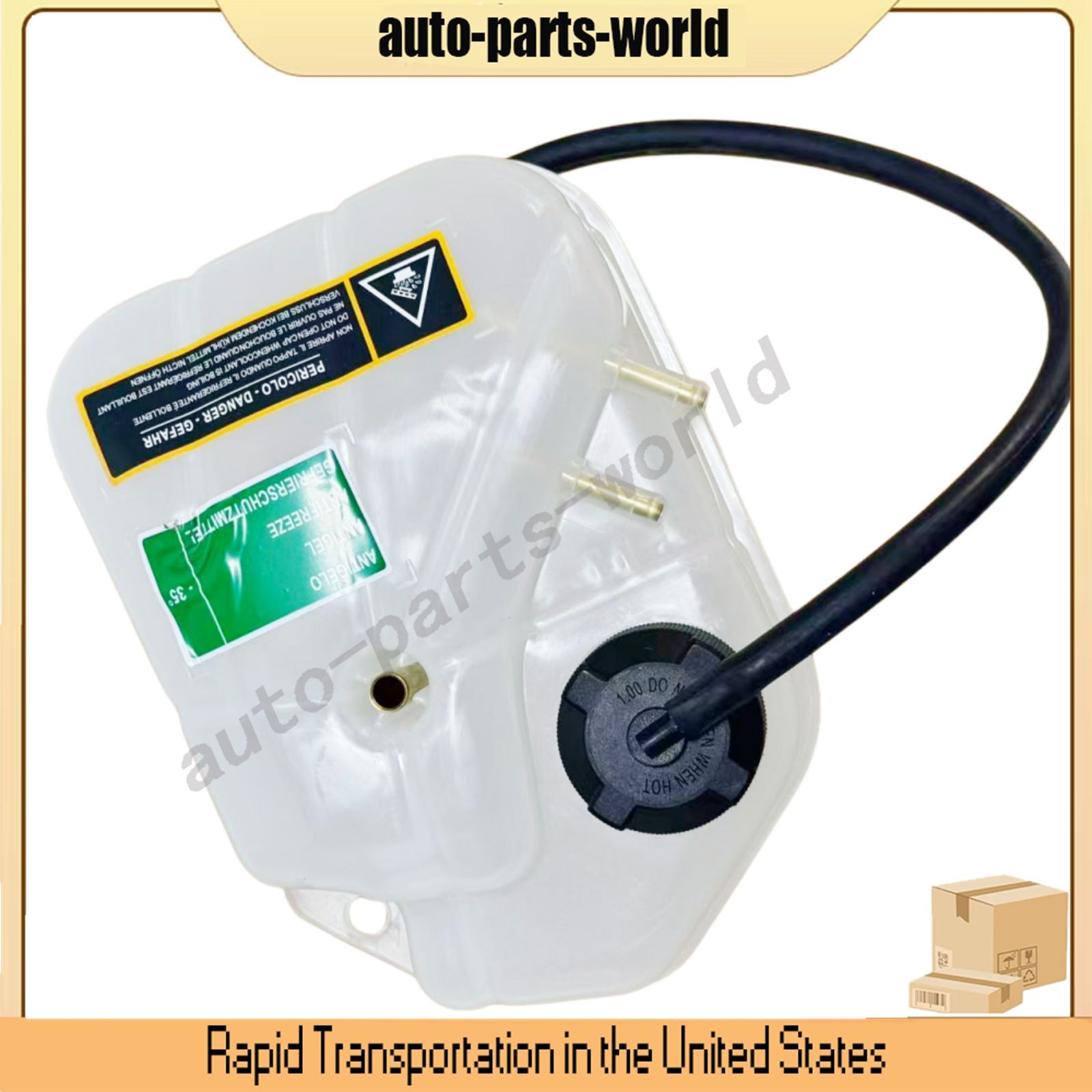 For Maserati GranTurismo GranCabrio Quattroporte Coolant Expansion Tank 1PC