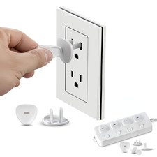 Outlet Covers, 70 Pack, Plug Covers for Electrical Outlets, Secure Electric Sock