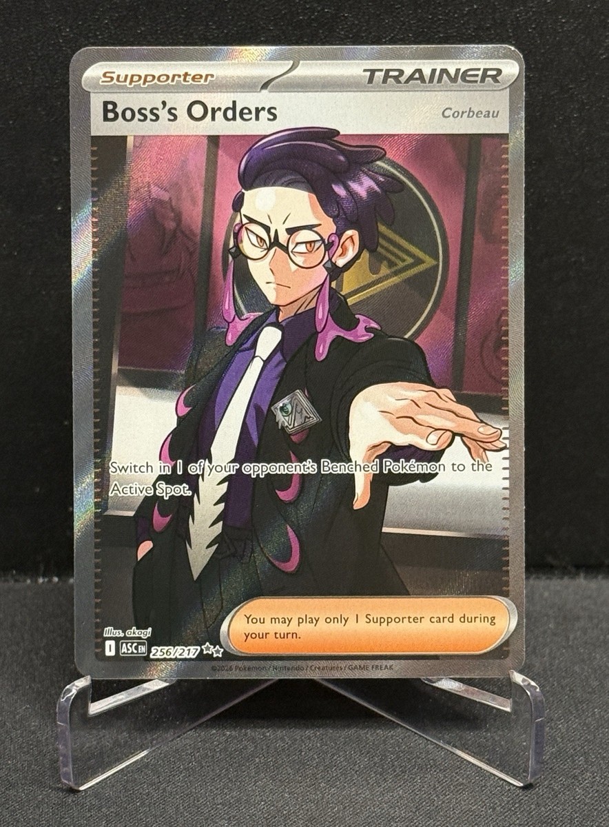 Boss's Orders 256/217 Pokemon TCG: Ascended Heroes Full Art Holo