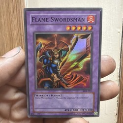Flame Swordsman LOB-EN003 Super Rare 25th Anniversary Edition