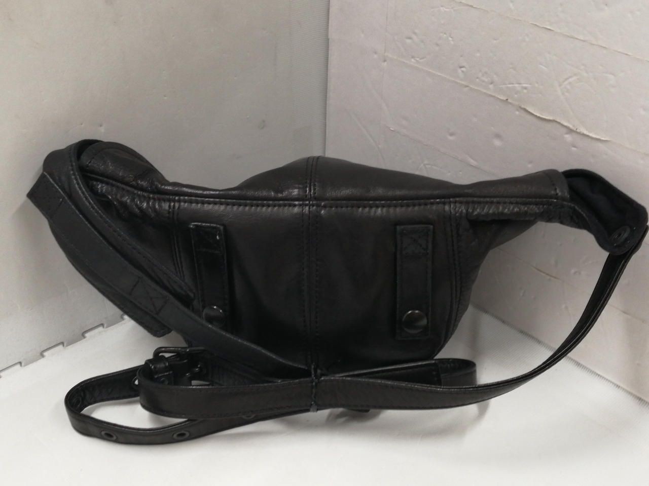 YOHJI YAMAMOTO POUR HOMME Horse Leather Bag Black Used image 4