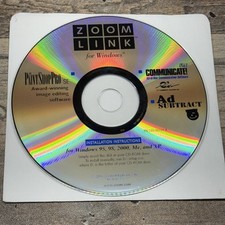 Zoom Link Windows CD PaintShop Pro SE AdSubtract Communicate Lite Software 2003