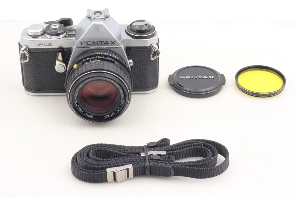 Read [Exc+5 / Strap] Pentax ME SMC M 50mm f/1.4 Lens 35mm Film Camera From JAPAN - Image 2 of 4