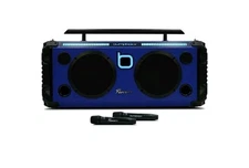 *REFURBISHED* BUMPBOXX Flare8 Pro Blue Bluetooth Boombox Speaker Microphone TWS
