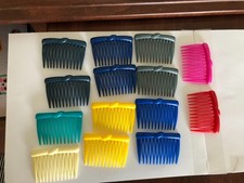 Lot of 14 Vintage 2.5" Multi Color Hair Comb
