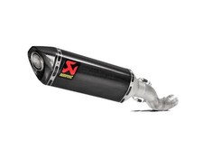 Pot d'échappement Akrapovic en fibre de carbone course à enfiler Aprilia...