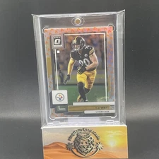 💥2022 Donruss Optic TJ Watt #168 Fire Emoji Pittsburgh Steelers SSP Casehit💥